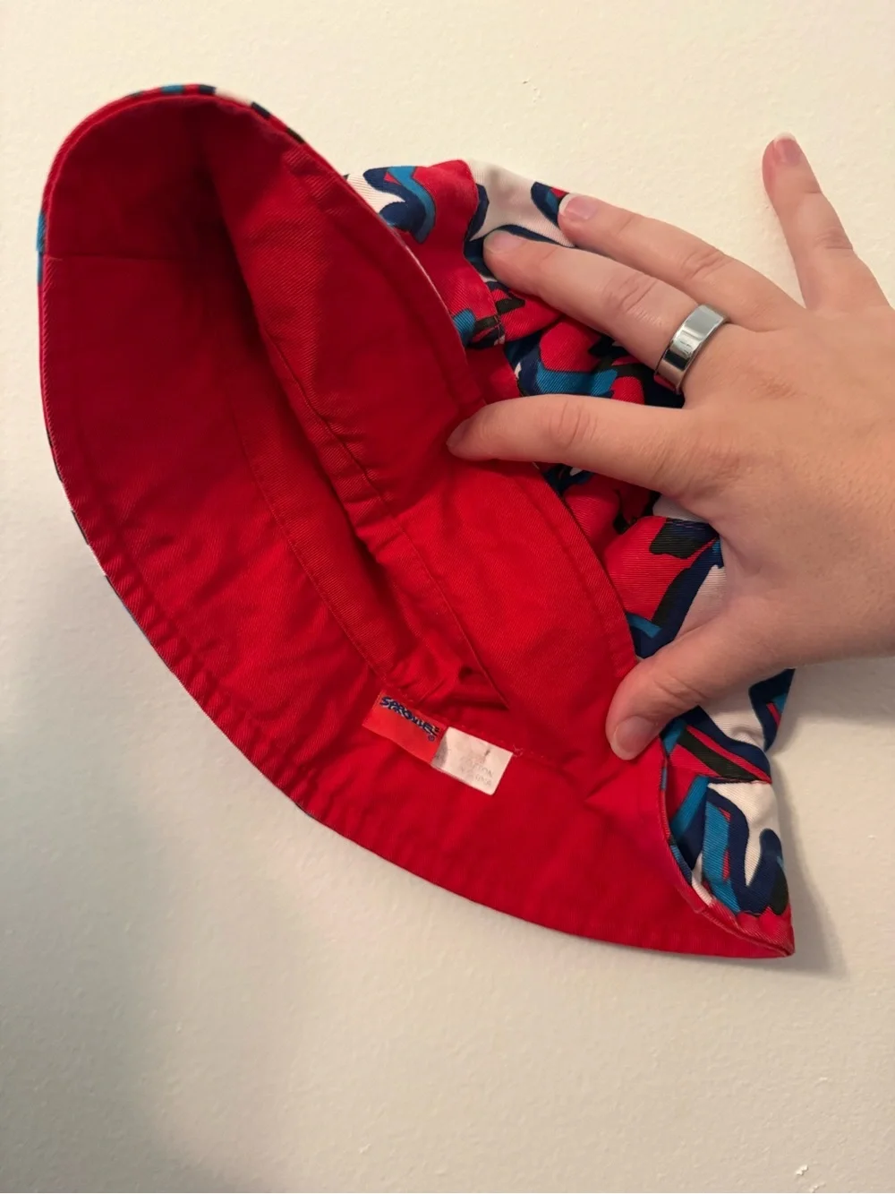 vintage Stephen Sprouse USA collection bucket hat